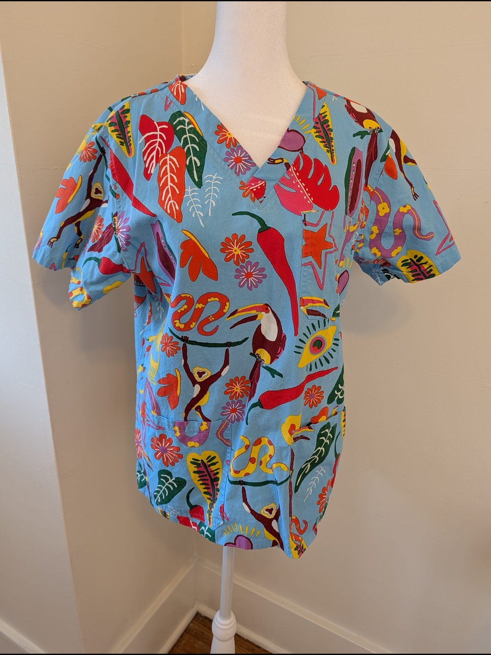 Gorman Vibrant Design Scrub Set